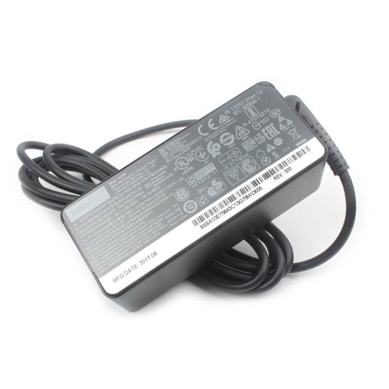 45W USB-C Type-C Laptop Charger AC Power Supply Adapter for Lenovo ThinkPad A285 Type 20MW 20MX