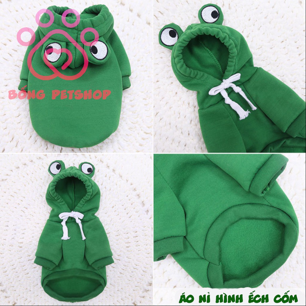 Áo nỉ hoodie cosplay hoa quả siêu đáng yêu - Bộ 2 chân cho thú cưng - Áo nỉ có mũ cho chó mèo