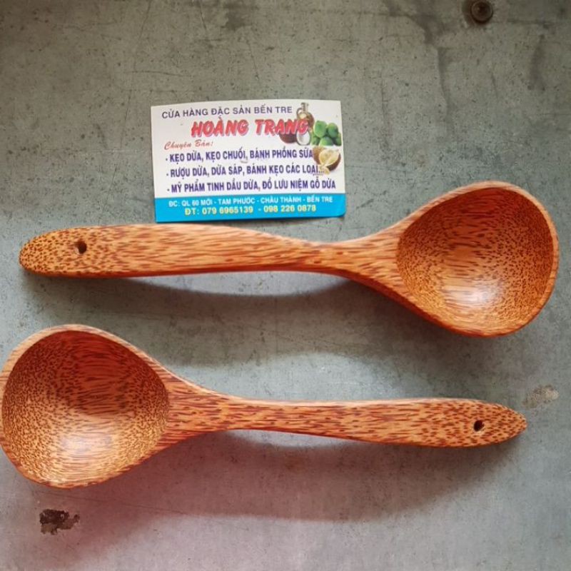 Vá canh sò gỗ dừa - Mỹ nghệ gỗ dừa bến tre
