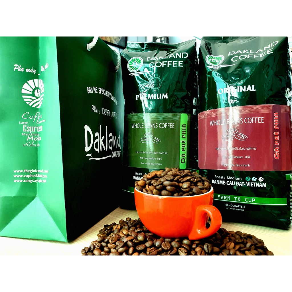 Cà Phê Rang Xay Nguyên Chất - DAKLAND COFFEE- ORIGINAL | BigBuy360 - bigbuy360.vn