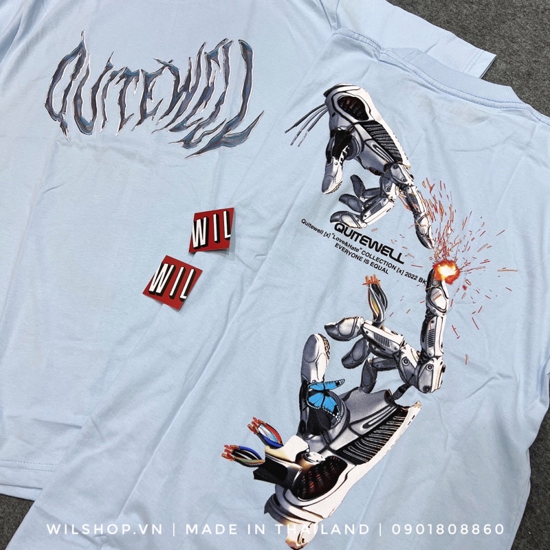 QUITEWELL TEE - ÁO UNISEX SIZE USA