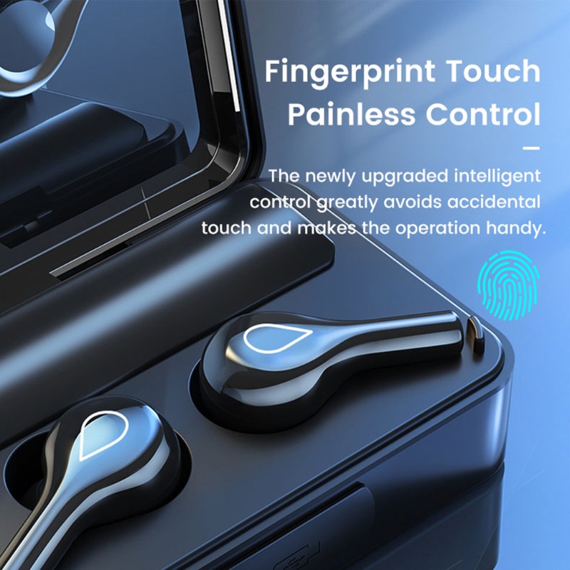 1 Bộ Tai Nghe Nhét Tai Không Dây Bluetooth Có Thể Sạc Lại