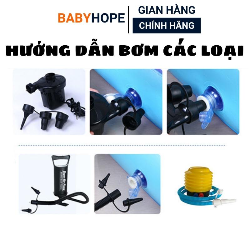 Bể bơi phao cho bé,hồ bơi trẻ em hình chữ nhật 1m2 2 tầng đáy 2 lớp chống trượt dầy gấp đôi loại thường