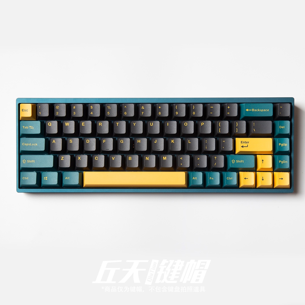 SET KEYCAP OEM THICK PBT 135 PHÍM MARS GREEN RUDY