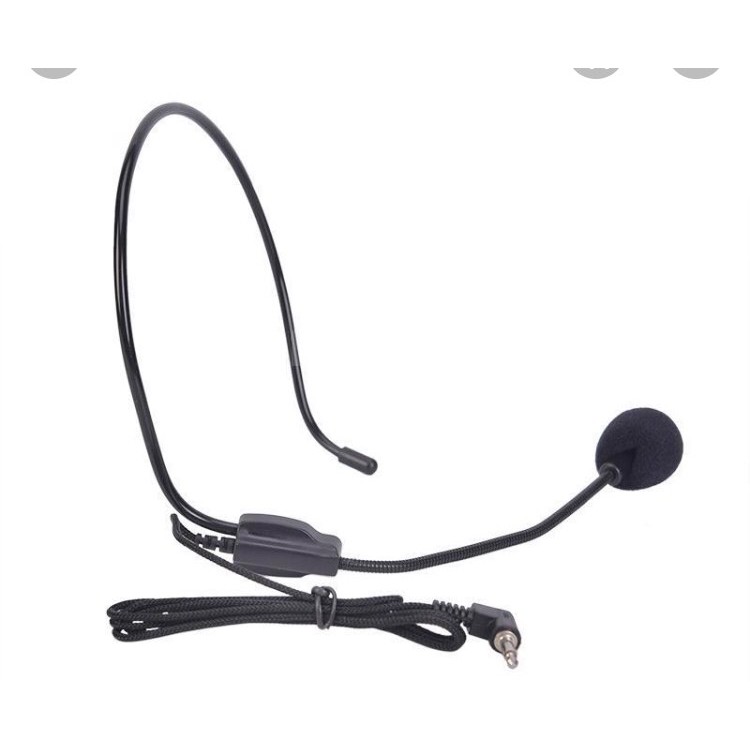 Microphone đeo tai có dây giắc cắm 3.5mm