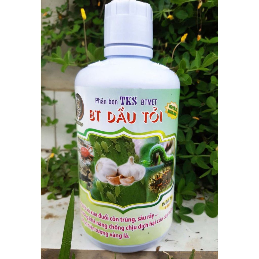 [DẦU TỎI]Thuốc Trừ Sâu Sinh Học - Thuốc trừ sâu Chiết Xuất Từ Dầu Tỏi Và Vi Sinh - Chai 1 Lít