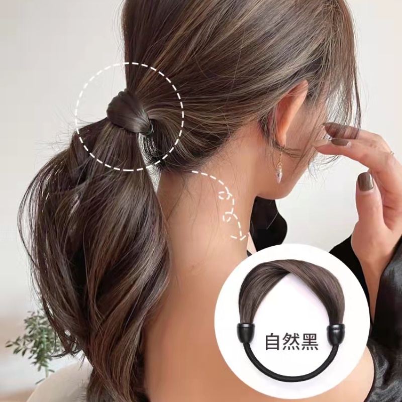 Dây Cột Tóc Co Giãn Hình Tóc Giả Thời Trang Hàn Quốc Cho Nữ