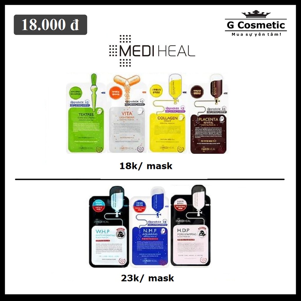 Mặt Nạ Dưỡng Da - Mediheal Mask (Miếng)