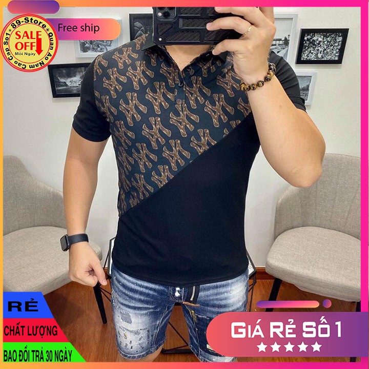 Áo Thun Nam Tay Ngắn Có Cổ Cao Cấp Thích Hợp Moi Lứa Tuổi Cam Kết Về Chất Lượng 🌟GIÁ RẺ NHẤT🌟