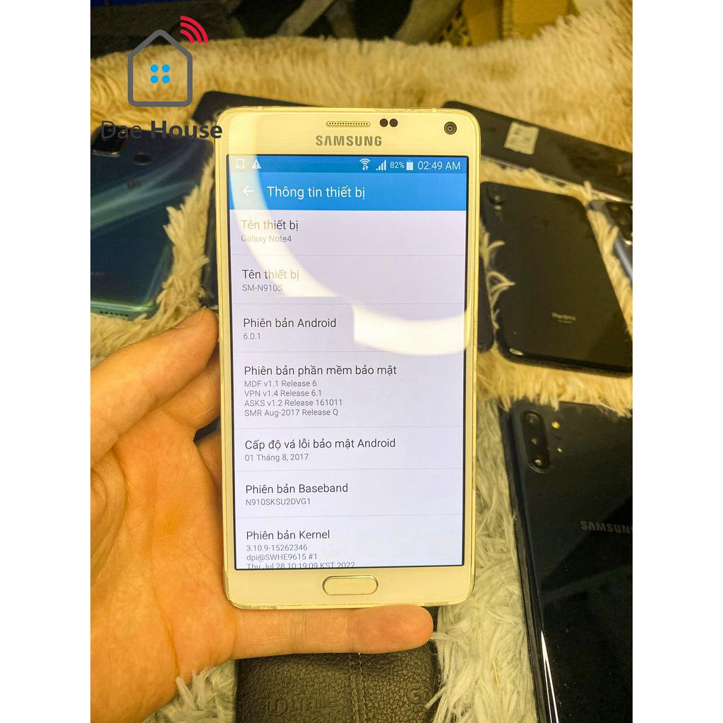 Điện thoại Samsung Galaxy Note 4 màn hình to, độ phân giải 2K siêu đẹp