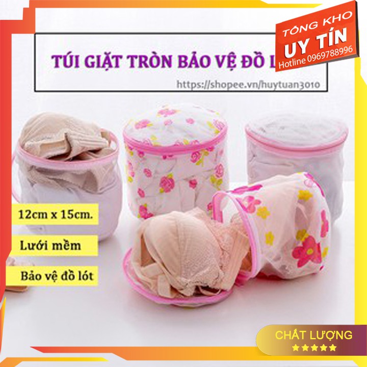 Combo 3 Túi Lưới Giặt Tròn Bảo Vệ Đồ Lót Tiện Ích
