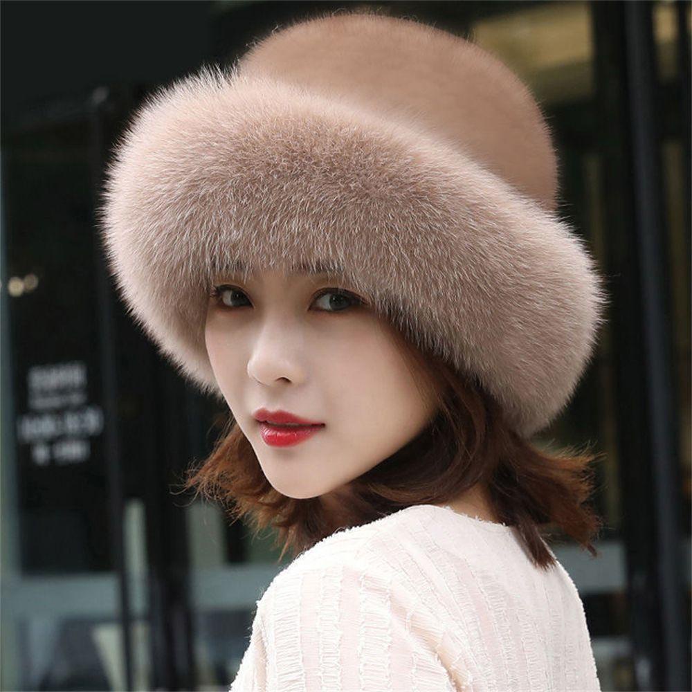 EUTUS Mũ Lông Che Tai Giữ Ấm Mùa Đông Dành Cho Nữ