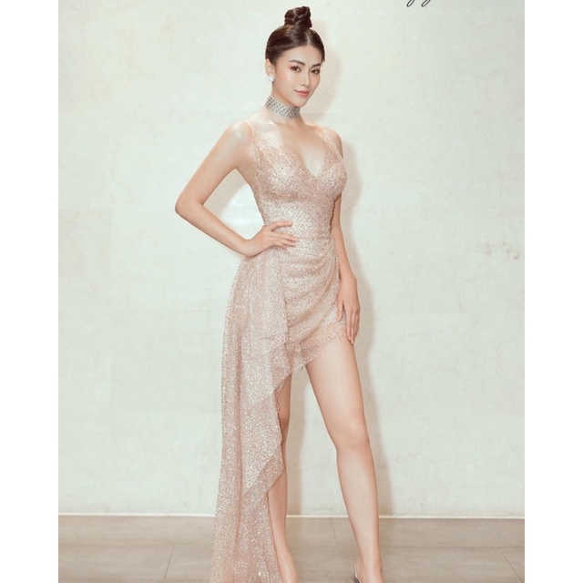 Vải lưới đính hạt kim cương lấp lánh 513A