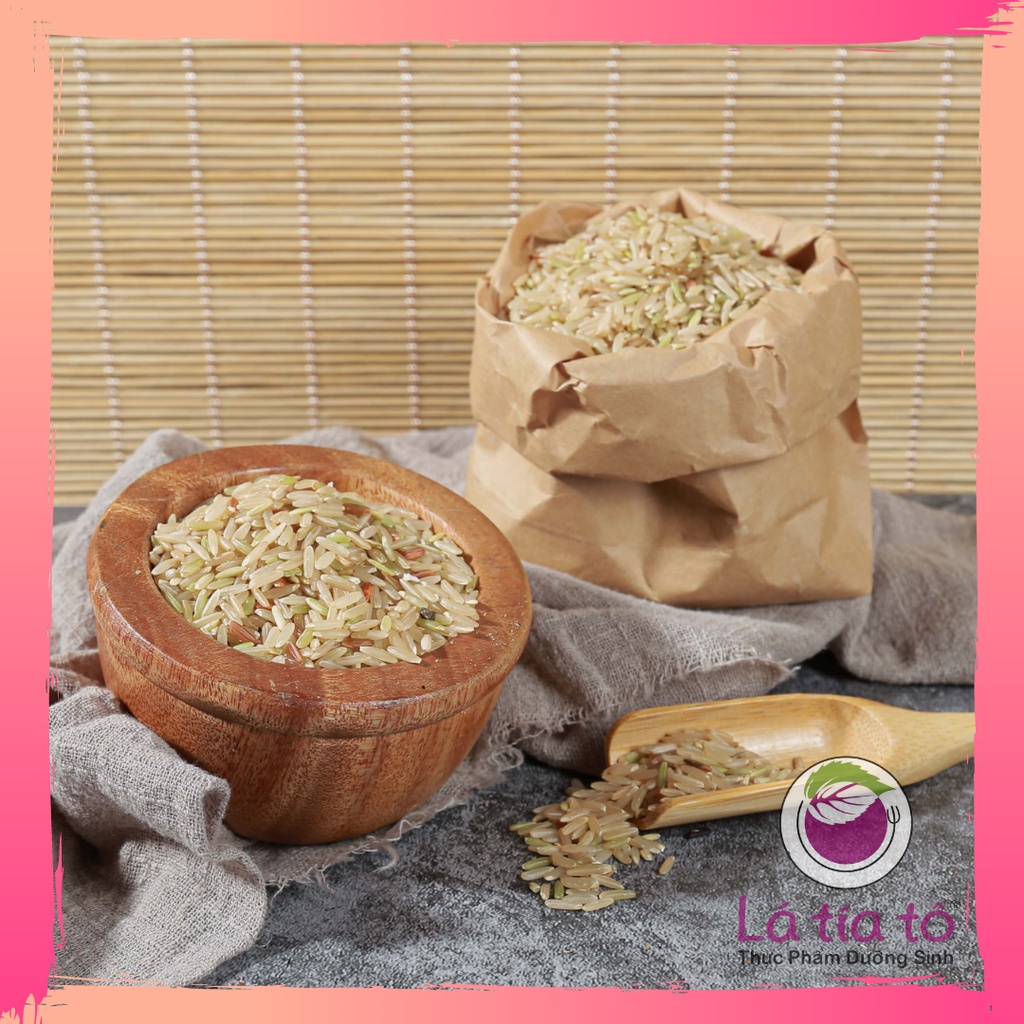 GẠO LỨT TRẮNG VÙNG CAO 2kg - LÁ TÍA TÔ