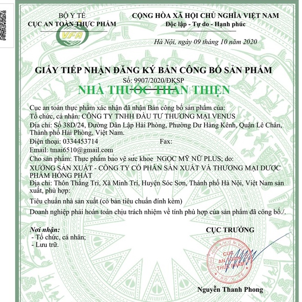NGỌC MỸ NỮ PLUS – Hỗ trợ cải thiện và giảm các biểu hiện do suy giảm nội tiết tố nữ, làm sáng da, đẹp da (60 viên)