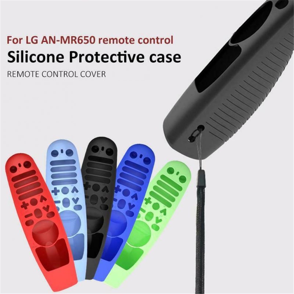 Vỏ silicon bảo vệ thiết bị điều khiển chống trơn trượt &amp; không thấm nước cho TV LG AN-MR600 AN-MR650 AN-MR18BA AN-MR19BA