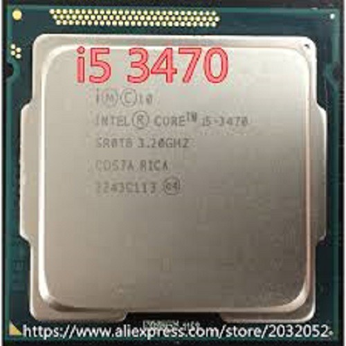 CPU Intel core i5 3470 up to 3,6 Ghz socket 1155