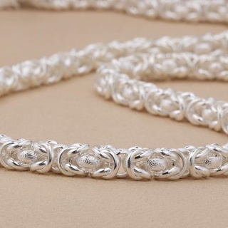  Vòng Cổ Bạc Nam 999 Bạc Rồng Đầu Dây Xích Độc Đoán Hợp Thời Trang Nam Phong Cách Dày Không Có Mặt Dây Chuyền Xương Đòn Dây Xích Keel 