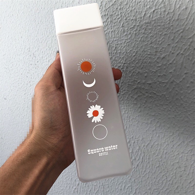 Bình nước hoa cúc 500ml & Bình nước silicone có thể gấp gọn tiện dụng