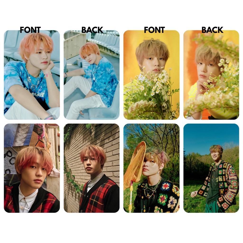 Set 4 card thẻ nhựa NCT DREAM - Hello Future bo góc in 2 mặt