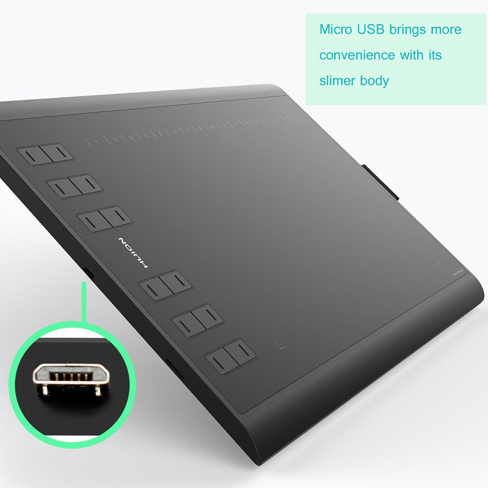 Bảng vẽ cảm ứng Huion 1060 Plus, phiên bản nâng cấp từ dòng bảng vẽ 1060