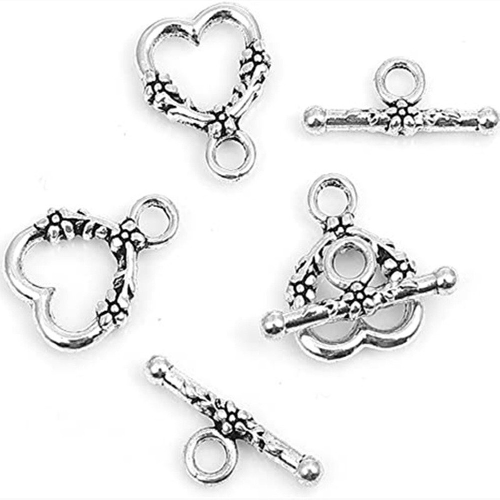 Bộ 20 Móc Khóa Hình Trái Tim Dùng Làm Trang Sức Thủ Công