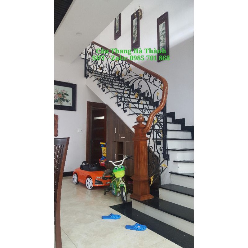 Cầu thang sắt nghệ thuật