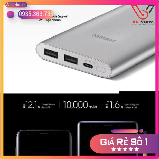 Sạc dự phòng Samsung 💖 FREE SHIP 💖10000mAh chuẩn Type C EP-P1100 sạc siêu nhanh 15W, chất lượng cao | BigBuy360 - bigbuy360.vn