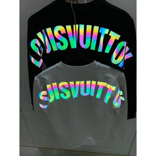Sale- áo nỉ dài tay sweater unisex nam nữ luonvuituoi phản quang - giá sốc