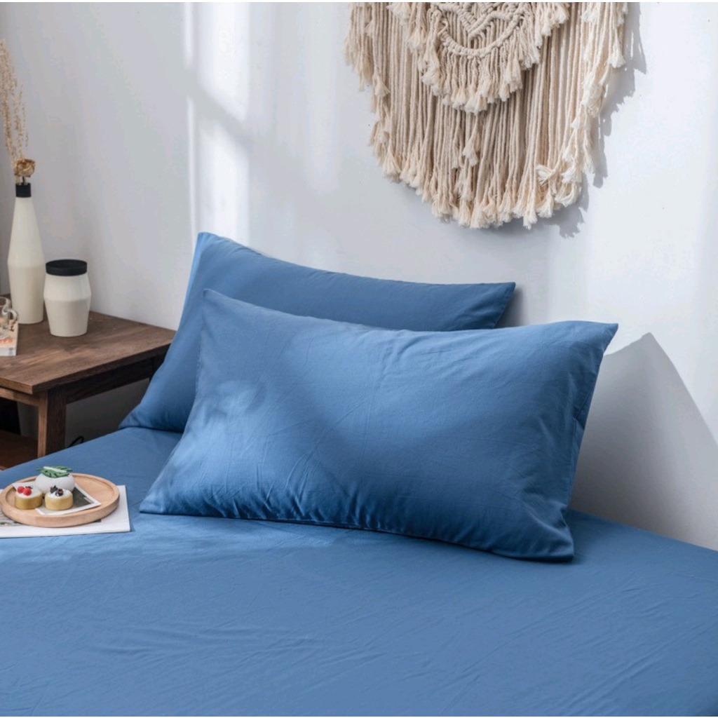 Vỏ Gối Nằm Cotton Tici Nhập Khẩu, Đủ màu, Đủ kích thước,Không khóa kéo