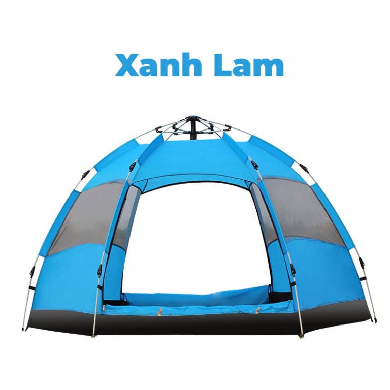 Lều cắm trại tự bung, lều dã ngoại 4 - 5 người, thiết kế hiện tại hệ thống của thông thoáng