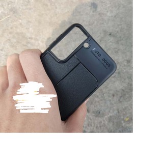 Ốp lưng Samsung Galaxy S21/ S22/ S22+ Plus dẻo đen Vân da AutoFocus