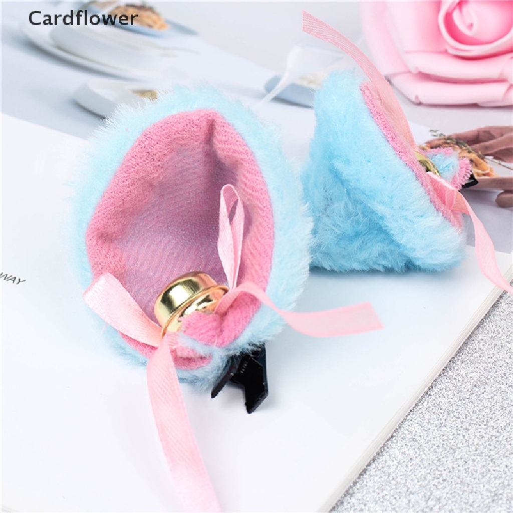 &lt; Cardflower &gt; Băng Đô Tai Mèo Lông Xù Hóa Trang Anime Cho Bé Trai Bé Gái
