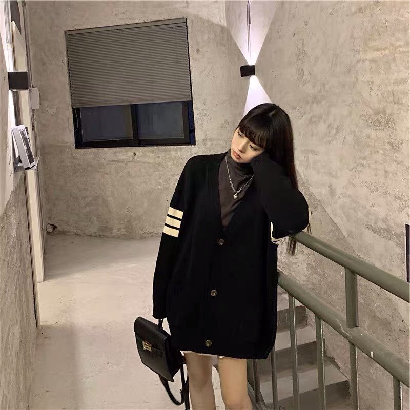 Áo Len Cardigan Phong cách Hàn Quốc kèm ảnh thật