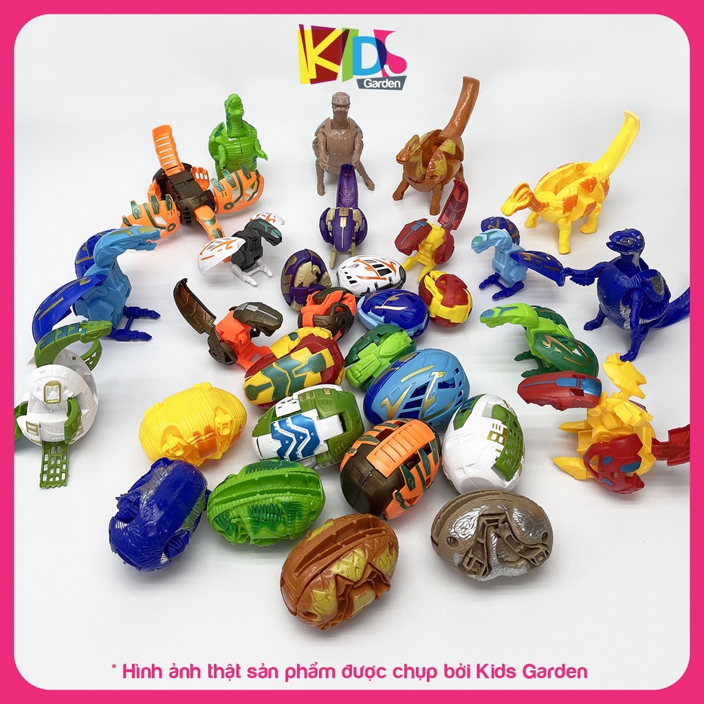 Trứng Khủng Long biến hình đồ chơi cho bé lắp ráp DC19 KIDS GARDEN