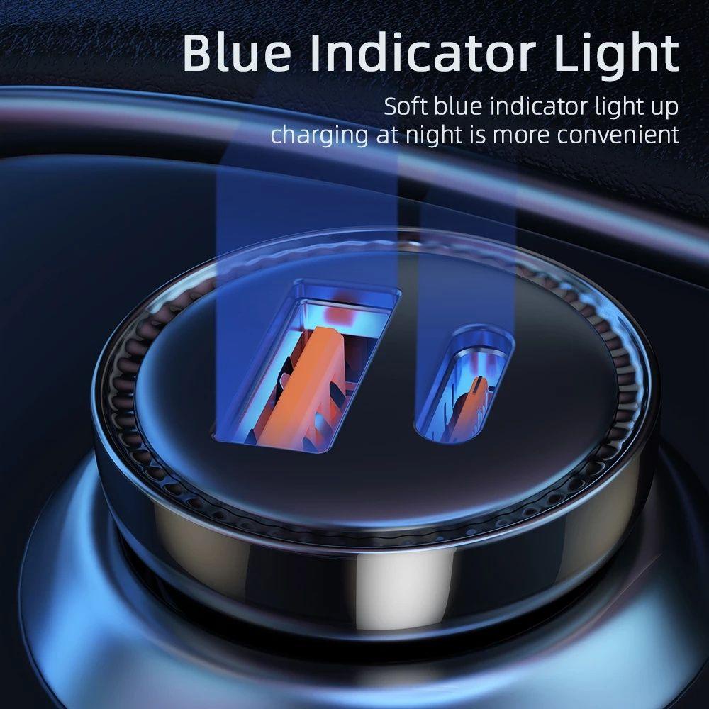 Ổ Cắm Sạc Nhanh PD Type C Cho Xe Hơi