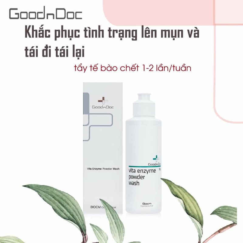 BỘT RỬA MẶT GOODNDOC VITA ENZYME POWDER WASH 90g