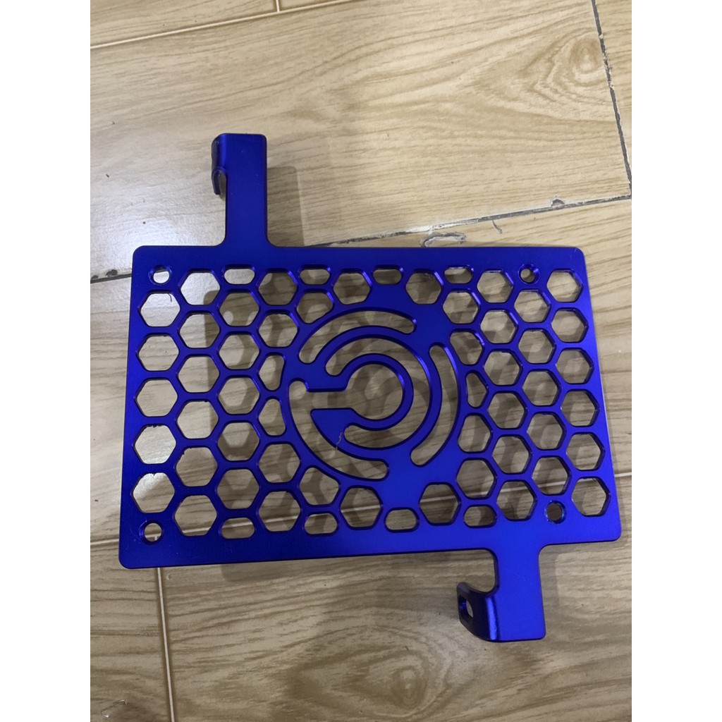 Che két nước xe exciter 155 nhôm cnc màu xanh