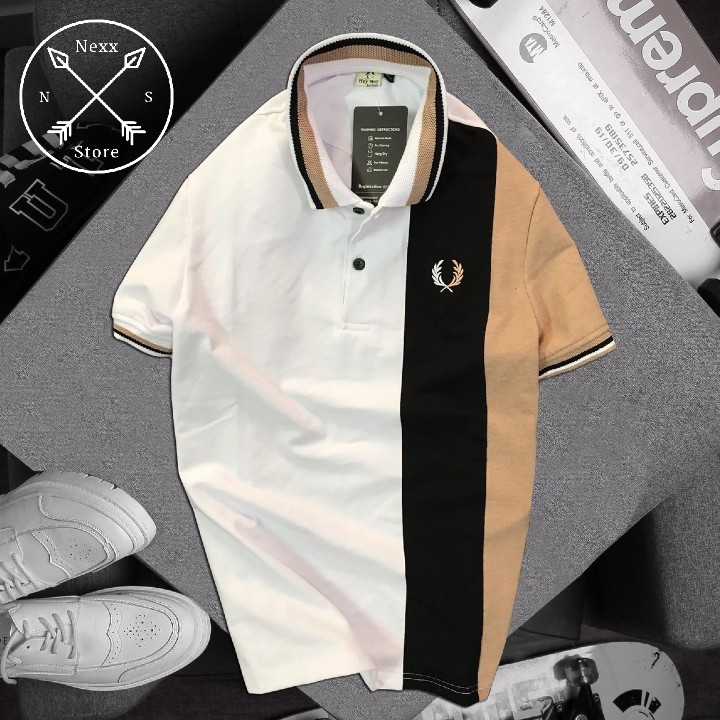 Áo thun polo nam sọc ngang có cổ bẻ trẻ trung niên cá sấu cao cấp Nexx&Dee 03 | BigBuy360 - bigbuy360.vn