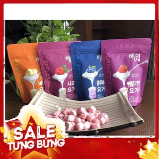 Sữa chua khô sấy lạnh Haeswim Hàn Quốc gói 16g đủ vị táo chuối dâu việt quất