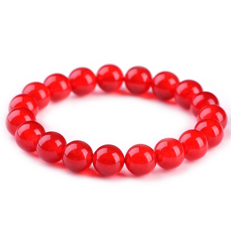 Vòng Tay Chuỗi Hạt Đá Obsidian Nhân Tạo Thời Trang Cho Cặp Đôi