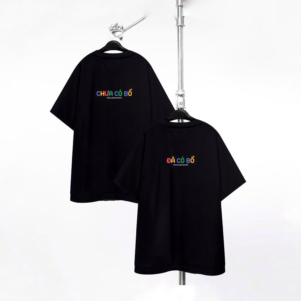 Áo thun cotton oversize form rộng áo tay lỡ cho nam nữ - Áo chưa có bồ hoặc áo đã có bồ | BigBuy360 - bigbuy360.vn