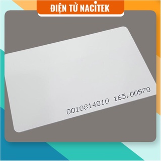 Thẻ RFID 125Mhz không sao chép được thẻ từ móc khóa, thẻ trắng