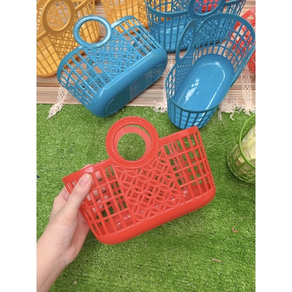 Giỏ nhựa đi chợ mini cho bé
