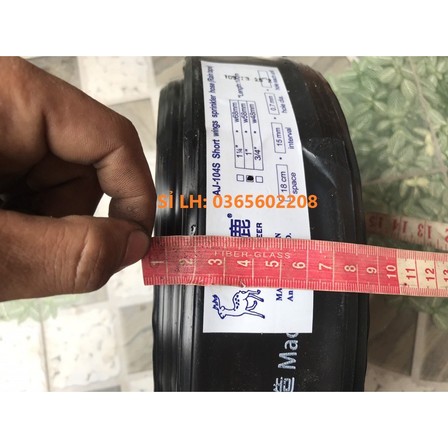 01 Cuộn ống tưới phun mưa Đài Loan loại VIP, ống tưới phun mưa hiệu con Nai phi 34 có biên, cuộn dài 100m