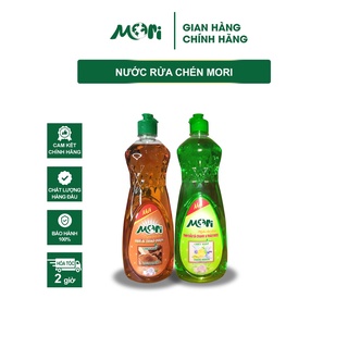Nước rửa chén Mori 800ml Hương Quế, Hương Sả chanh