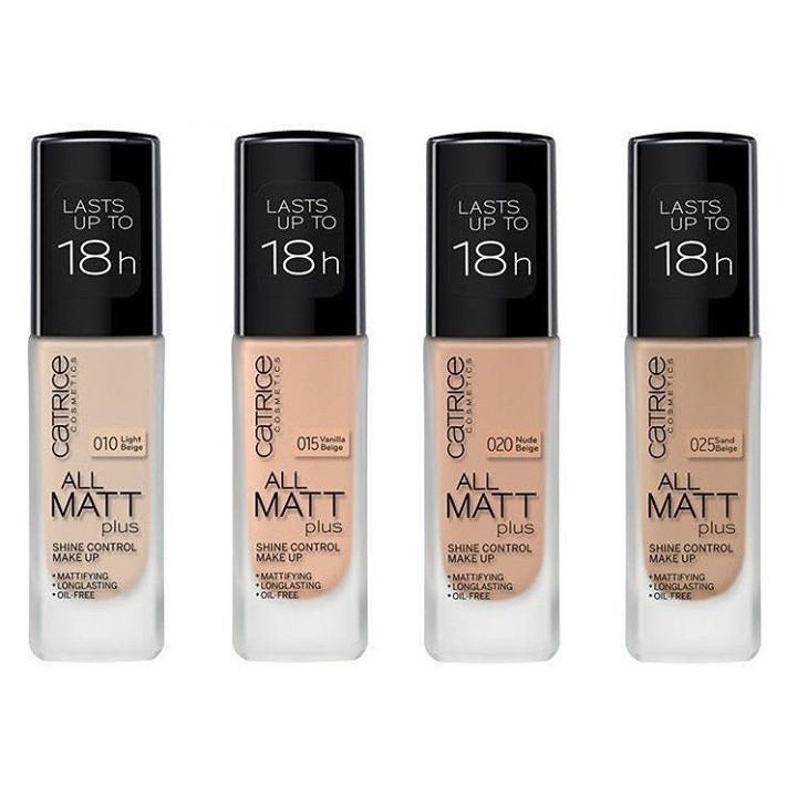 Kem nền Catrice All Matt Plus 18h màu 010 và 015 | BigBuy360 - bigbuy360.vn