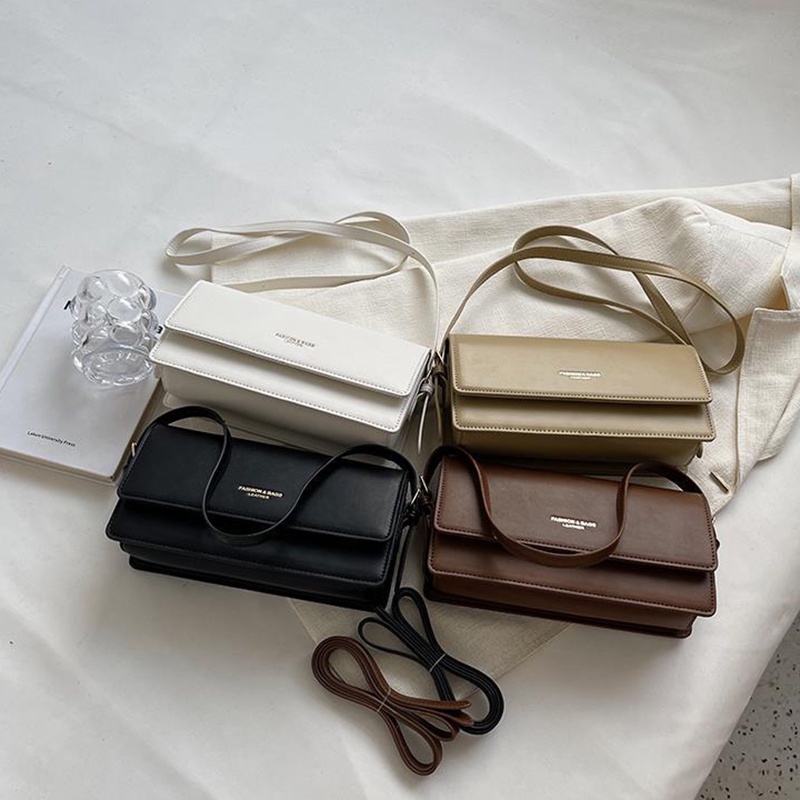 Túi đeo chéo IELGY hình vuông nhỏ nhiều màu sắc tuỳ chọn phong cách retro cho nữ