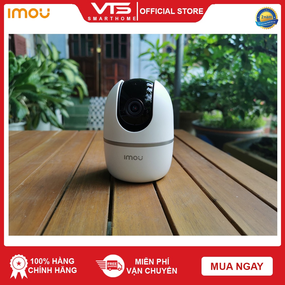 Camera IP Wifi IMOU A22EP 2.0MP, Full HD 1080P, 360 độ, Phát hiện chuyển động, Tích hợp còi báo động