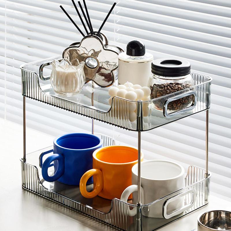 Kệ Đựng Đồ Dùng 2 Tầng Đa Năng Tiện Dụng Cho Gia Đình / Phòng Khách / Tiệc Tùng / Toilet